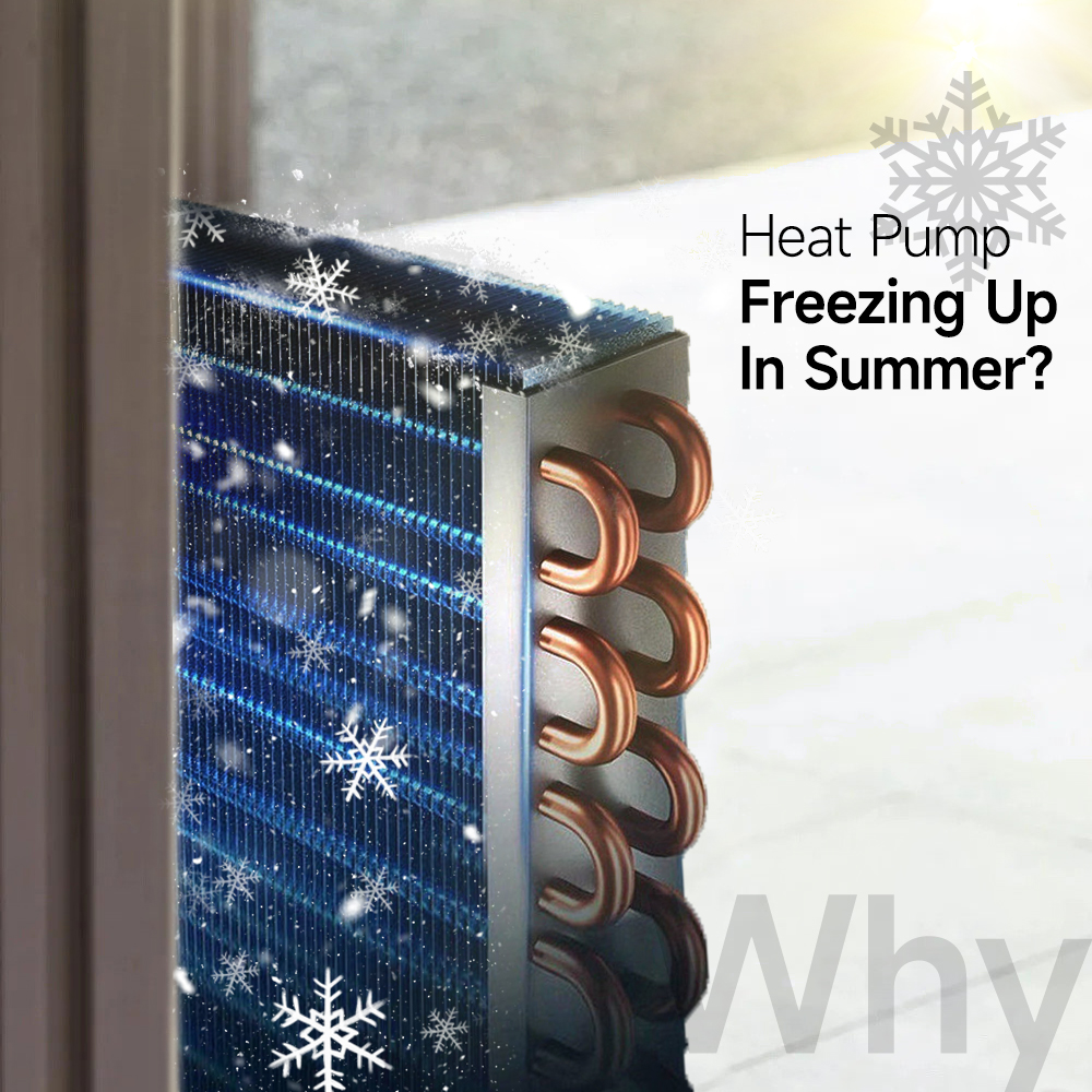 perché la mia pompa di calore si congela d'estate?