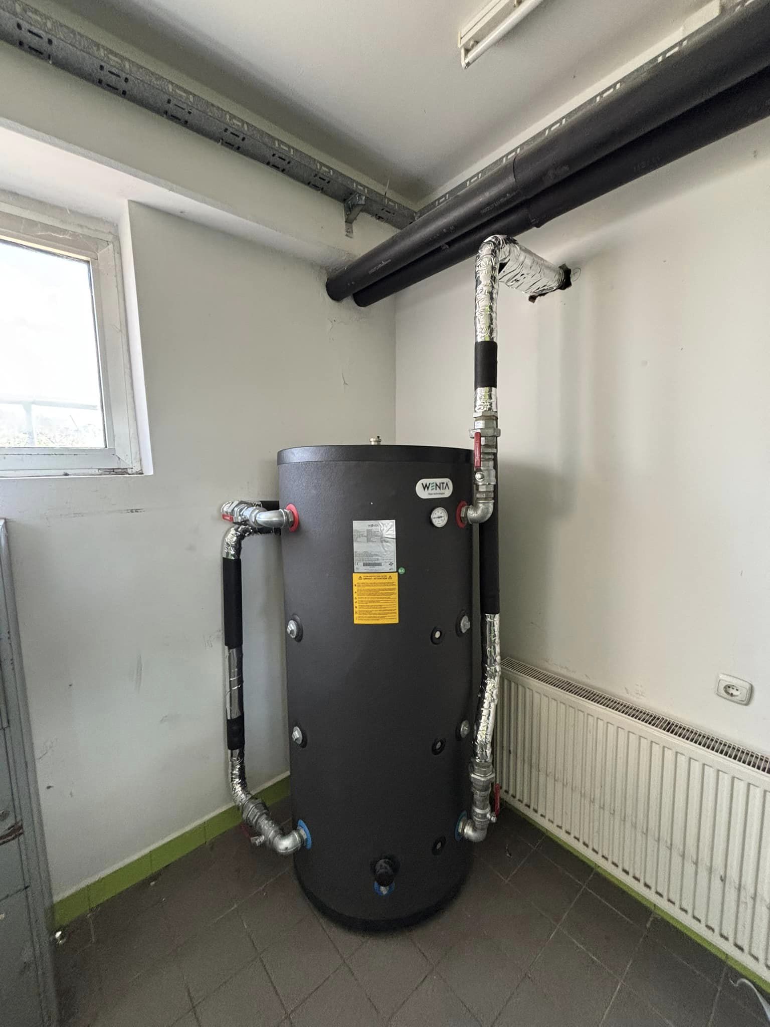 Scallo idrico della pompa di calore integrato