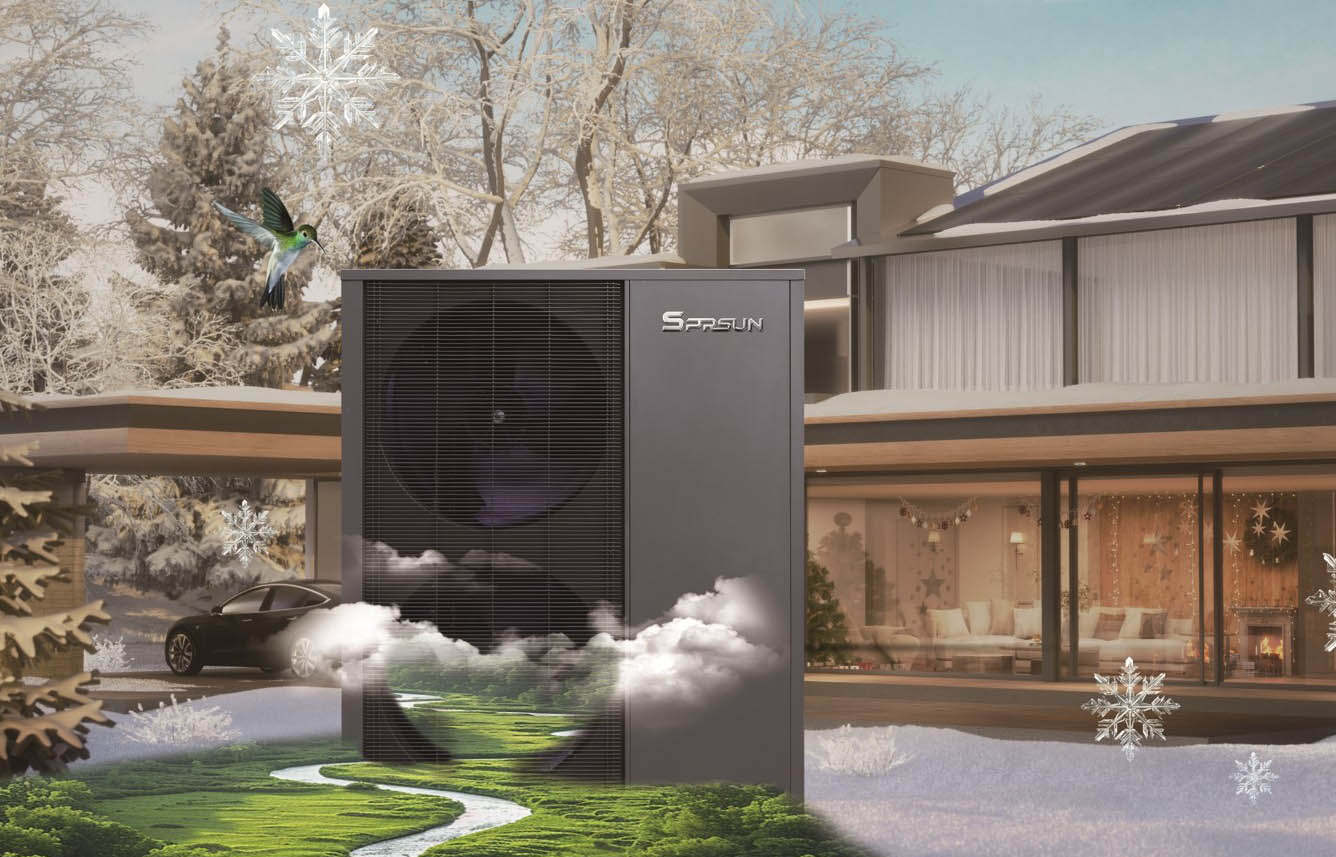 SPRSUN Sistema con pompa di calore ad aria