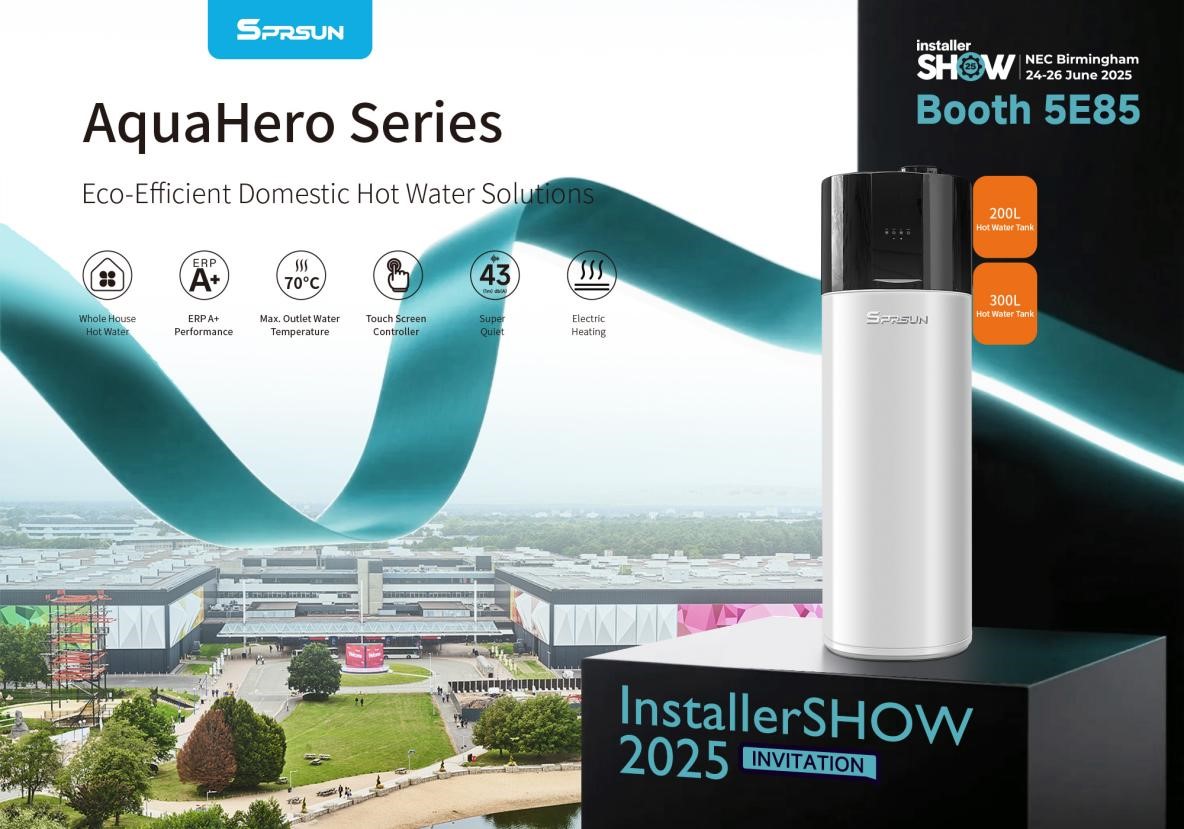 Pompa di calore dell'acqua calda eco-efficiente