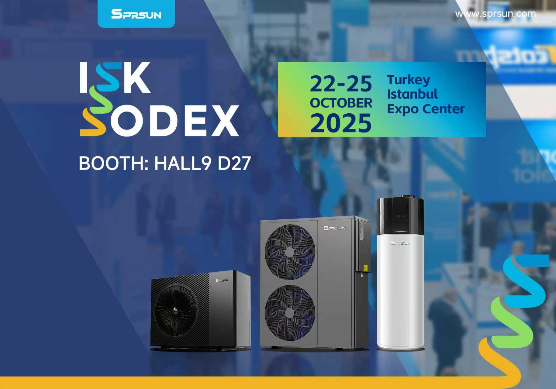 Unisciti a noi a ISK-SODEX 2025: SPRSUN le pompe di calore dell'inverter DC ridefiniscono l'efficienza energetica