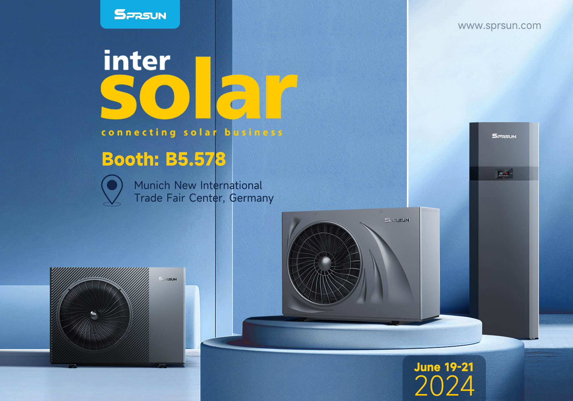 Gli ultimi prodotti di SPRSUN saranno presentati all'Intersolar 2024 in Germania