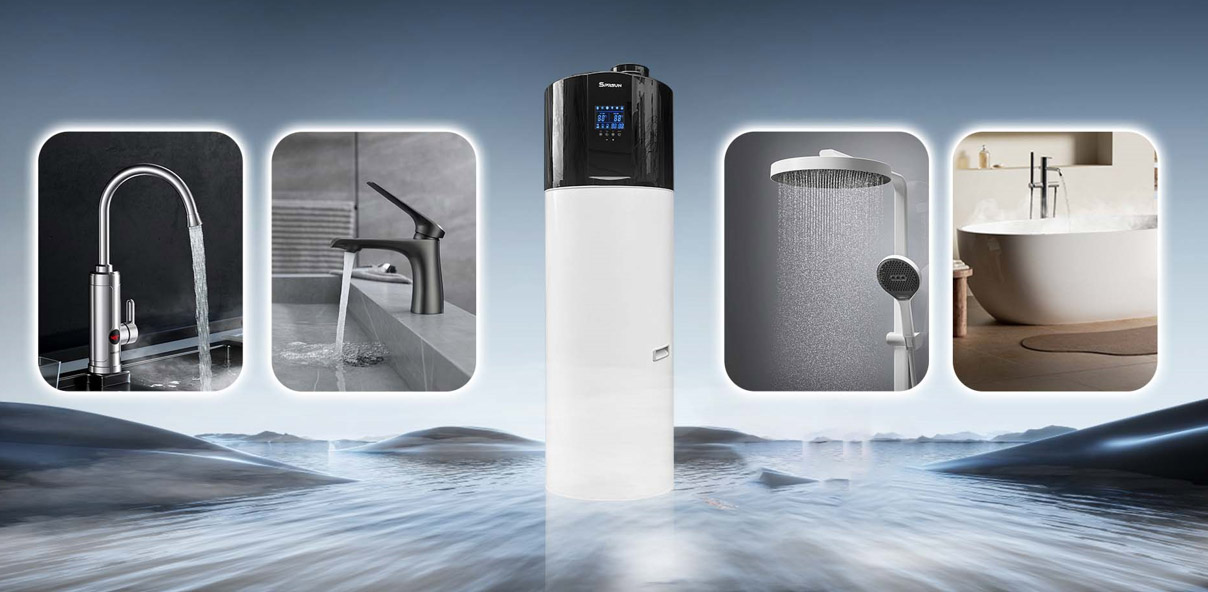 Applicazione della pompa di calore dell'acqua calda