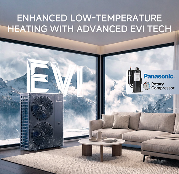 R32 Pompa di Calore EVI tech 