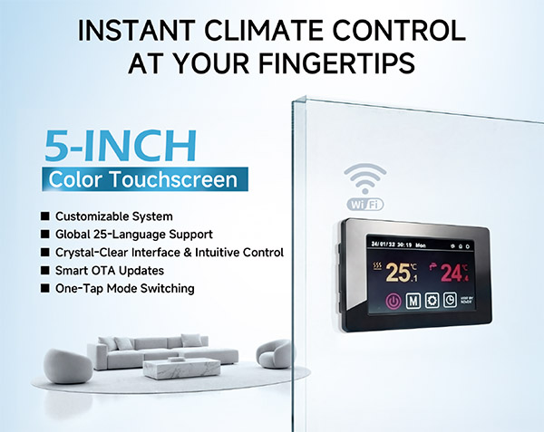 Sistema di controllo intelligente della pompa di calore R32