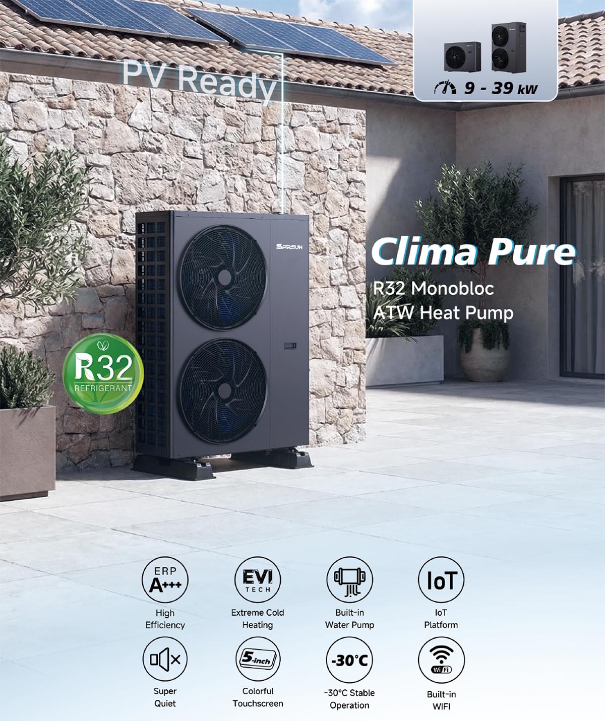 Pompa di Calore Multifunzione R32 (Clima Pure)